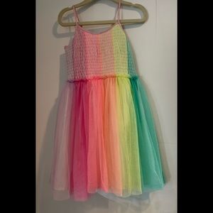 Adorable chiffon like rainbow dress. Cotton on kids. Size 4. Good condition.